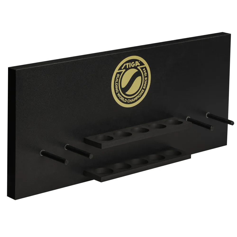 Table Tennis Dark Wall Rack