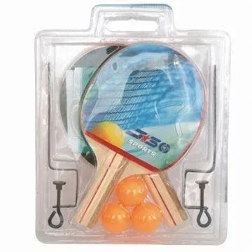 TABLE TENNIS RACKETS  3 BALLS   1 Net with Fixing stand