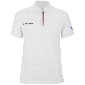 Tecnifibre Mens F3 Ventstripe White Polo