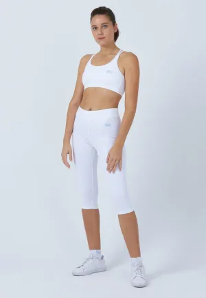 Tennis 3/4 Leggings, white