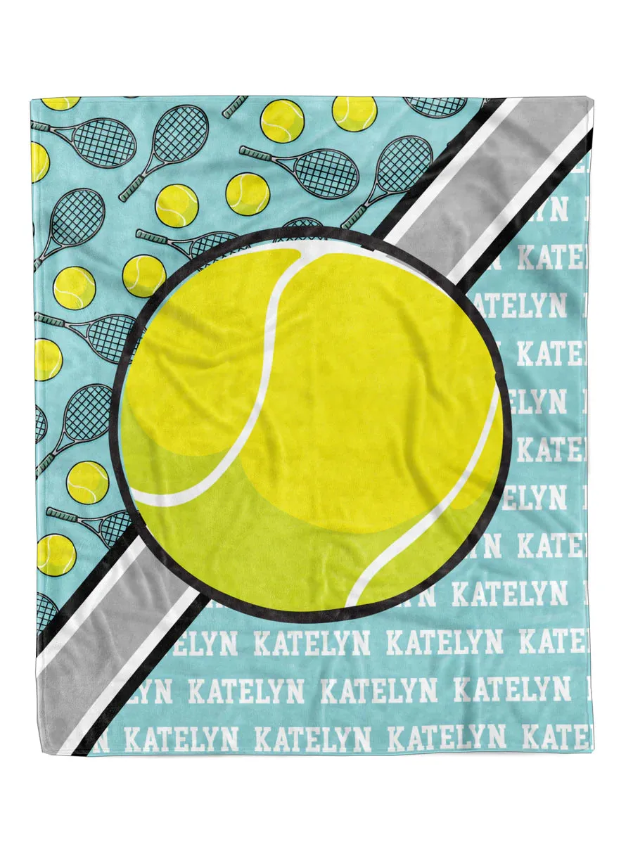 Tennis Action Blanket - Custom ♥PRE-ORDER♥