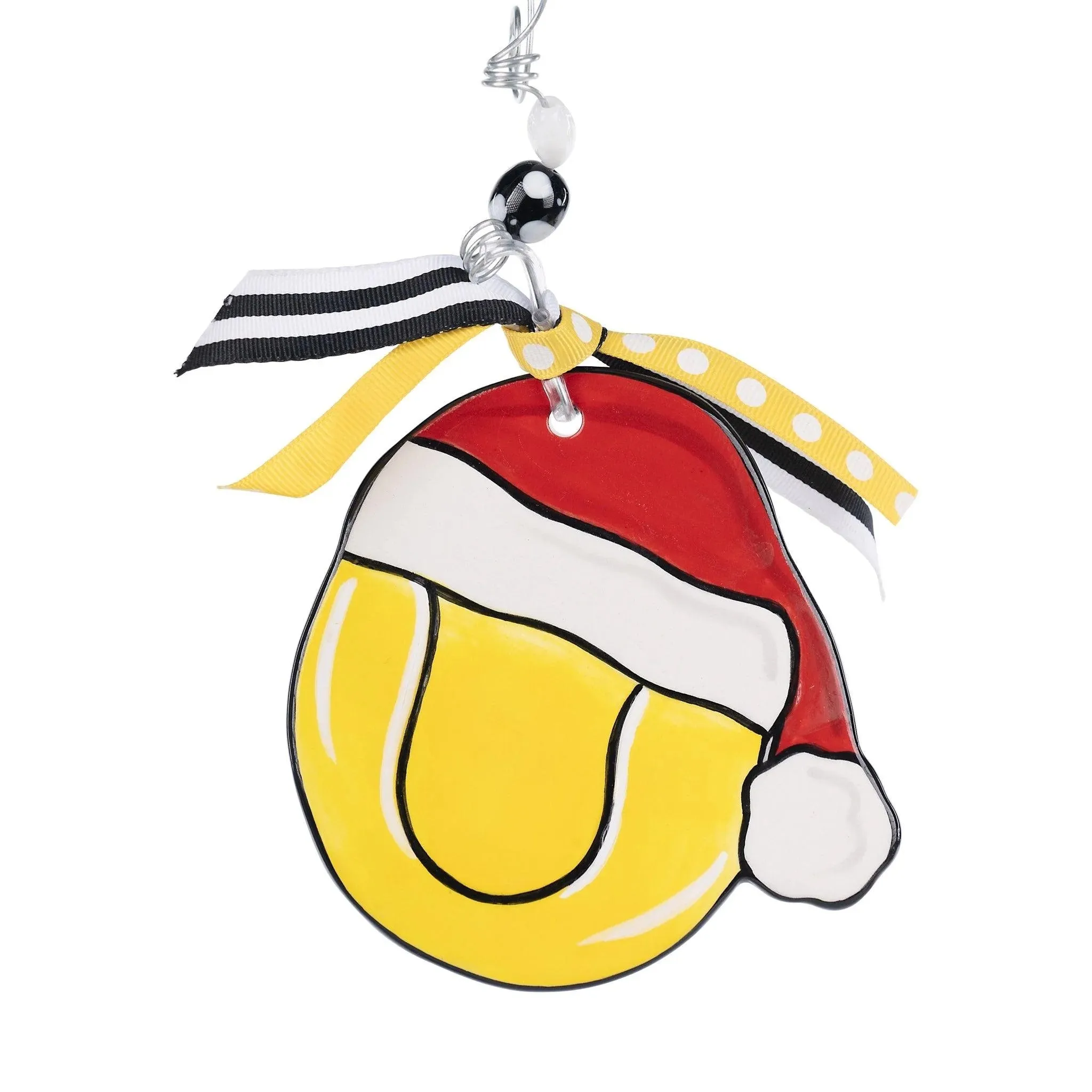 Tennis Ball Flat Ornament