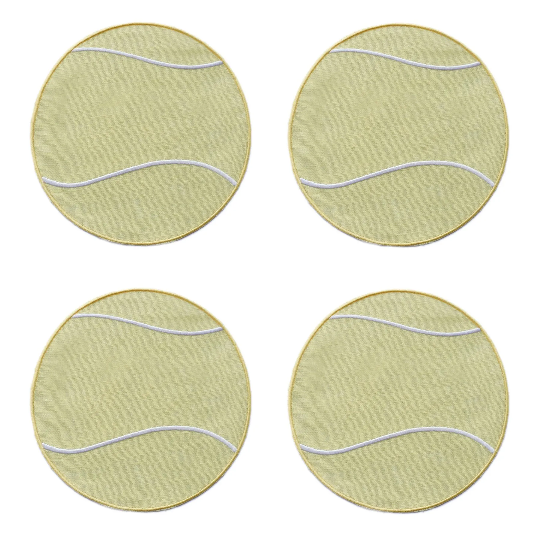 Tennis Ball Napkins (set of 4)