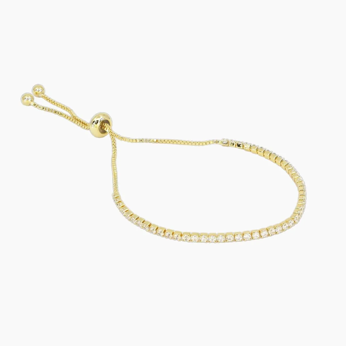 Tennis Bracelet (Gold)