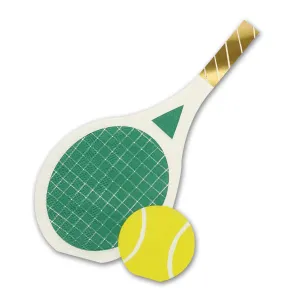 Tennis Die-Cut Shaped Paper Napkins