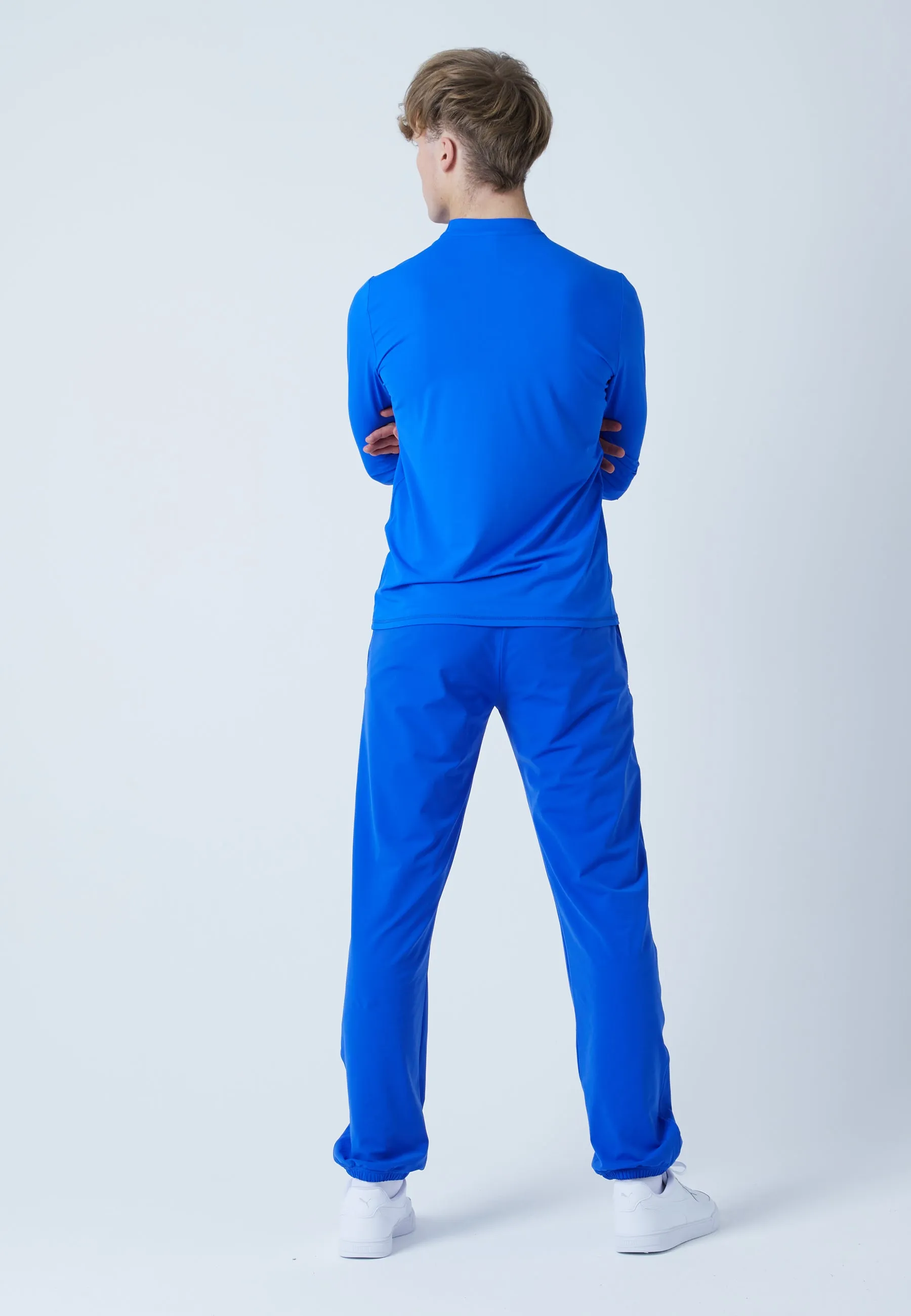 Tennis Jogger Tracksuit Pants, cobalt blue