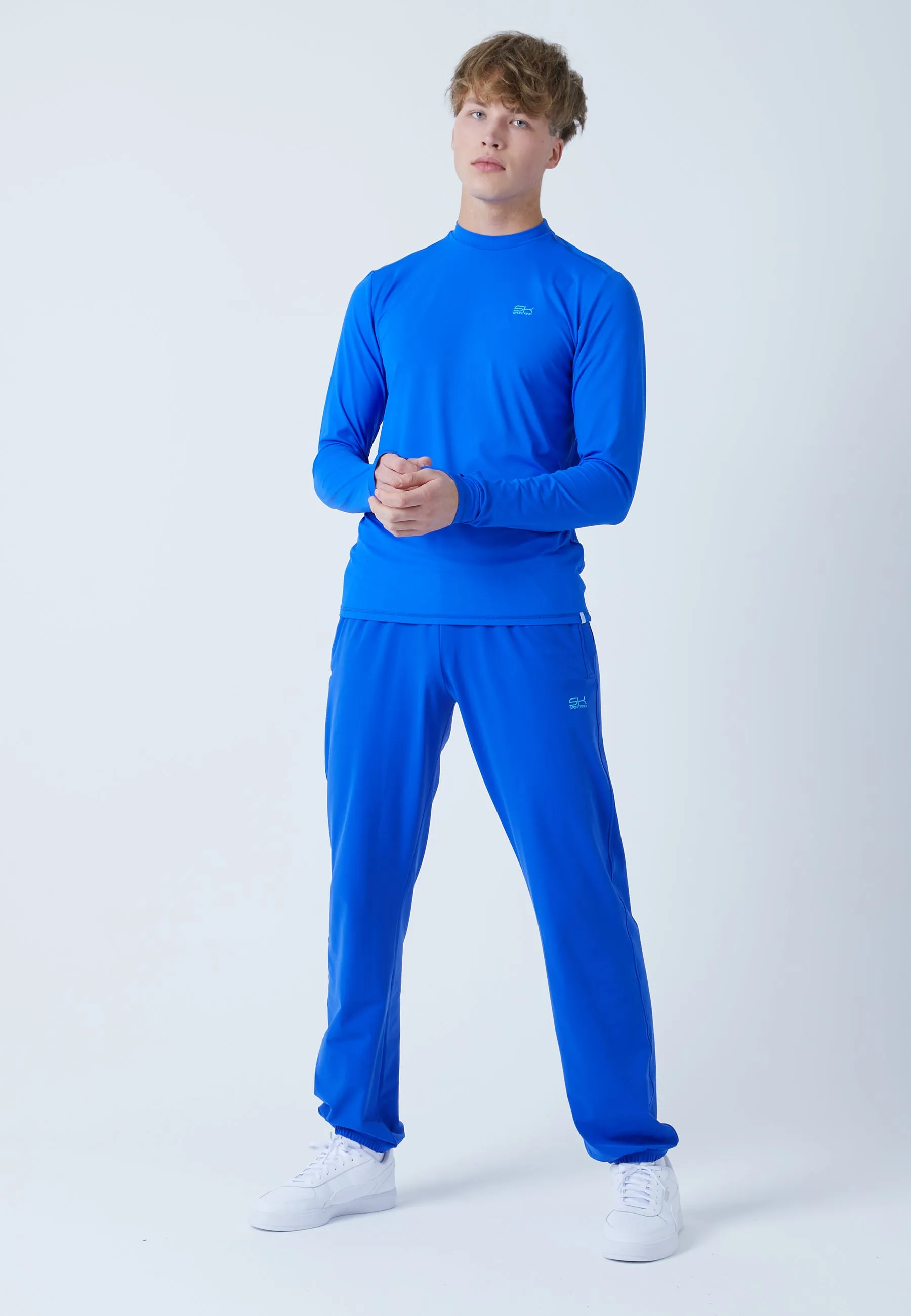 Tennis Jogger Tracksuit Pants, cobalt blue