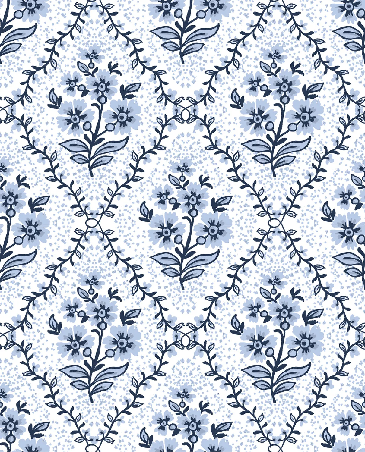 The Camilla Dress - Cornflower Tile