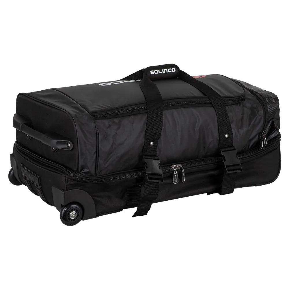 Tour Tennis Travel Bag with Wheels Black