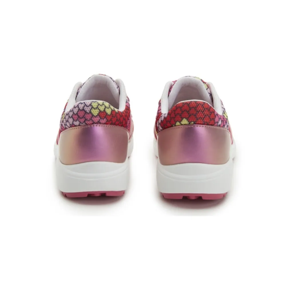 TRAQ® By Alegria Qarma 2 Honeycomb Pink Sneaker (Women's)