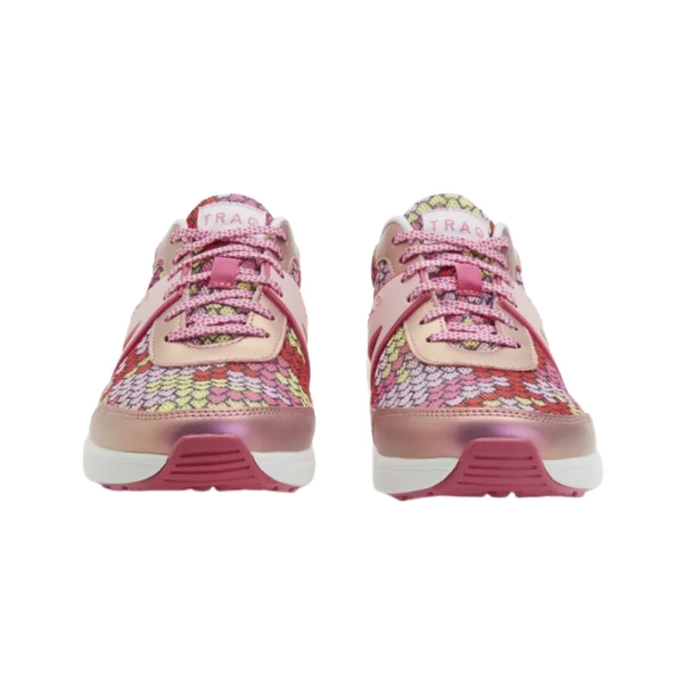 TRAQ® By Alegria Qarma 2 Honeycomb Pink Sneaker (Women's)