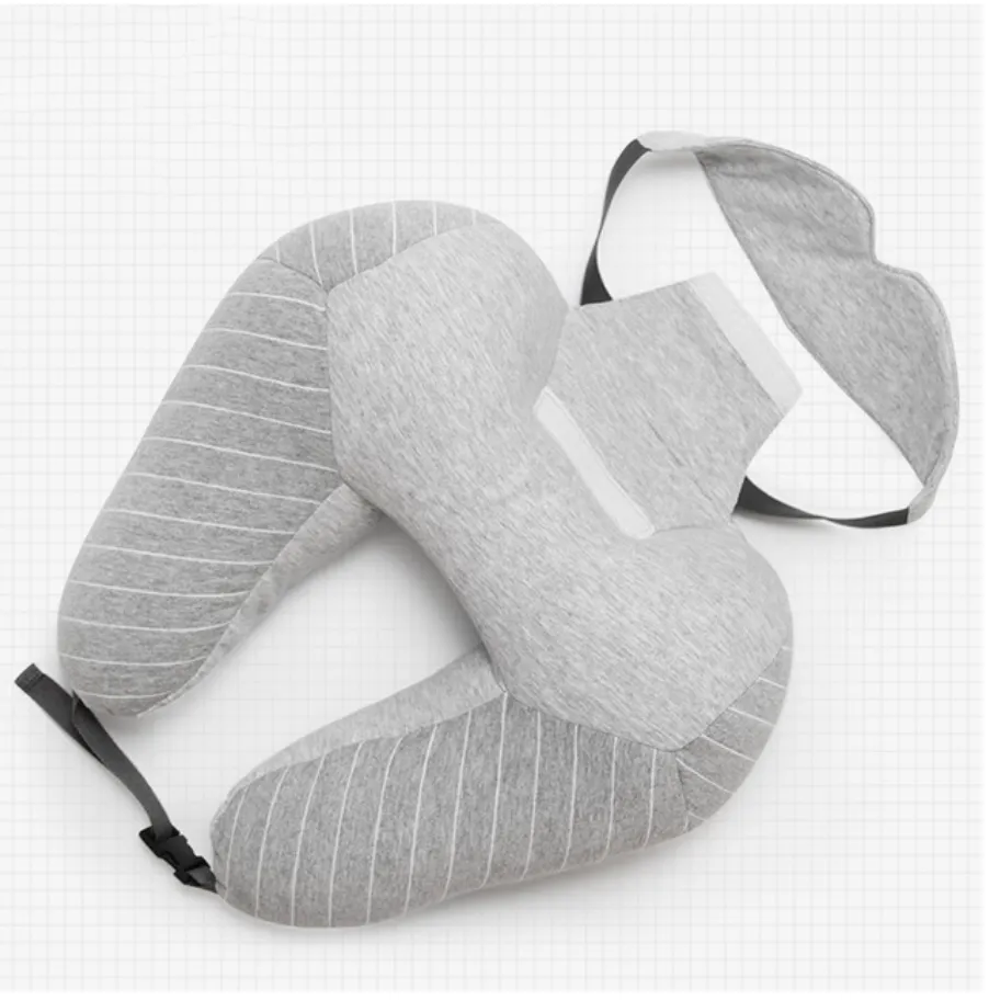 Travel pillow foam particle pillow u-shaped cervical neck pillow lumbar pillow | Brodtica.com