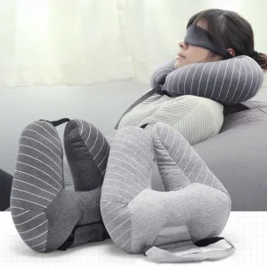 Travel pillow foam particle pillow u-shaped cervical neck pillow lumbar pillow | Brodtica.com