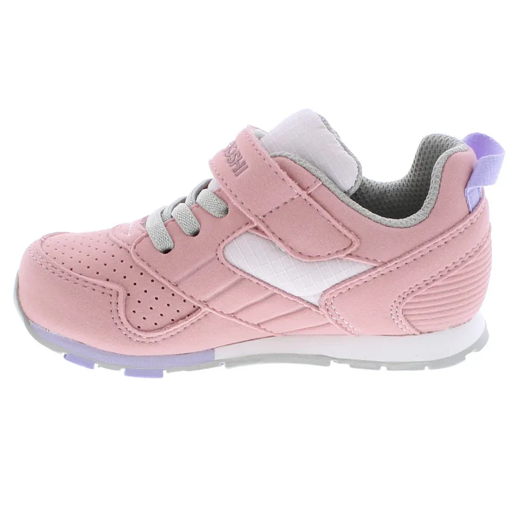 Tsukihoshi RACER Baby Shoes (Sizes 3.5 - 6.5) - Rose/Pink