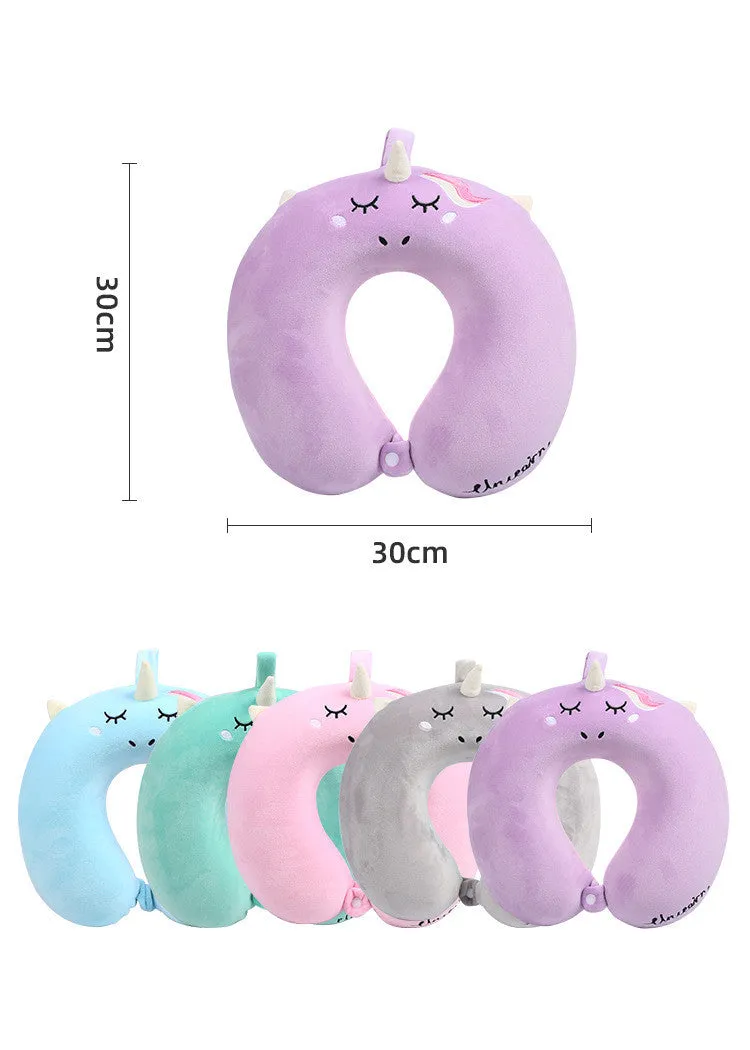 U-shaped Pillow Slow Rebound Memory Foam Neck Pillow Car Travel Afternoon Nap Pillow | Brodtica.com