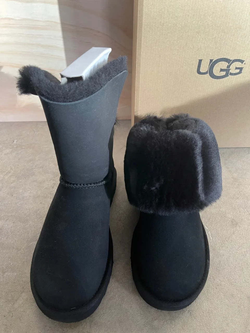 UGG Women Classic Charm Boot 1095717 Black