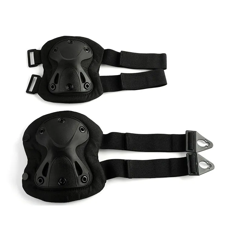 Unique X-shaped Couples Hatch XTAK Knee and Elbow Pads Protective Gear(Black)