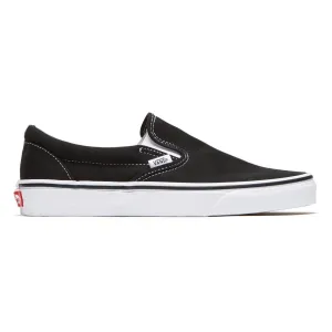 Vans Unisex Classic Slip On Black Canvas