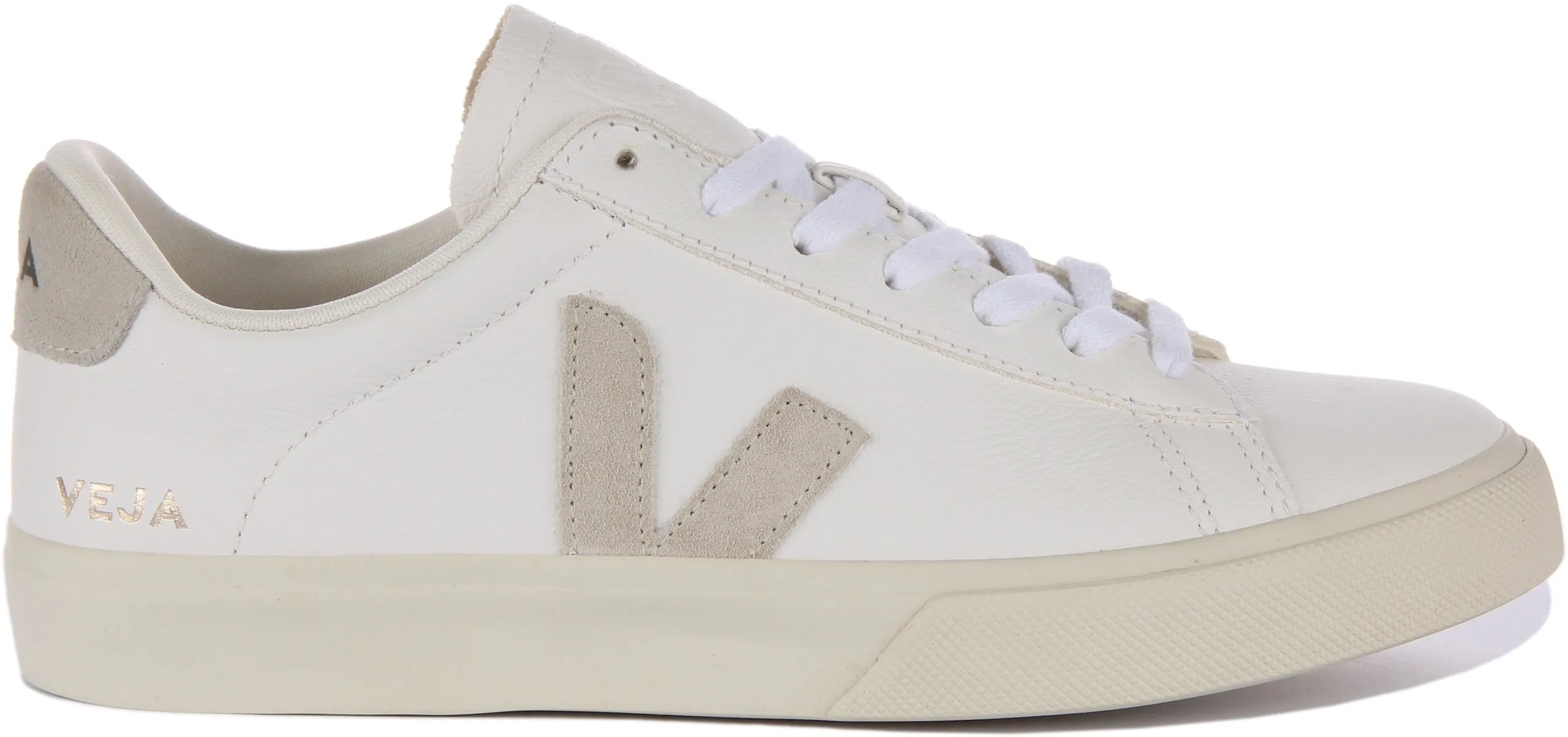 Veja Campo Chromefree In White Grey For Men