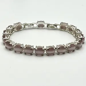 Vintage Avon Lavender Tennis Bracelet with 1" Extender