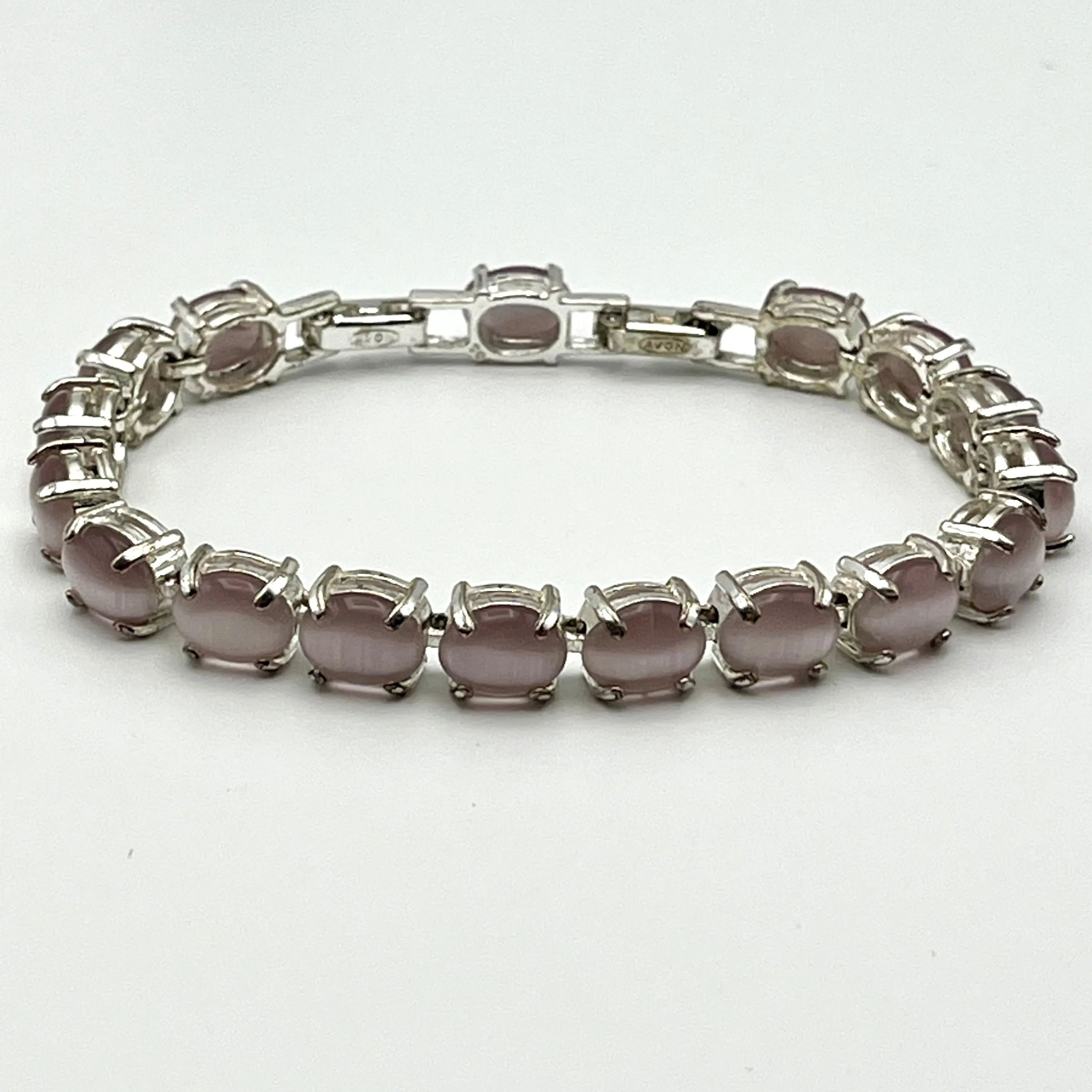 Vintage Avon Lavender Tennis Bracelet with 1" Extender