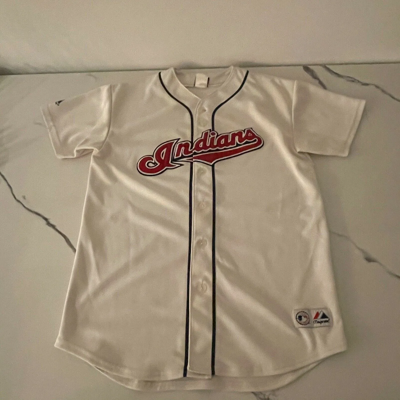 Vintage Cleveland Indians Majestic MLB Jersey