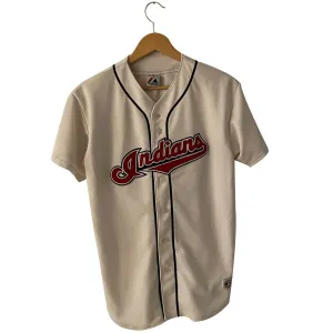 Vintage Cleveland Indians Majestic MLB Jersey