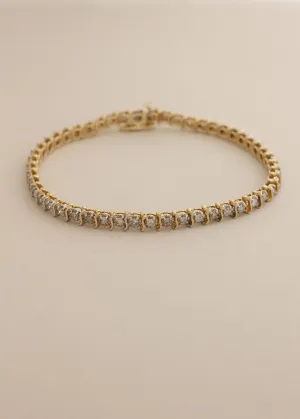 Vintage S Link Tennis Bracelet 1.50ctw