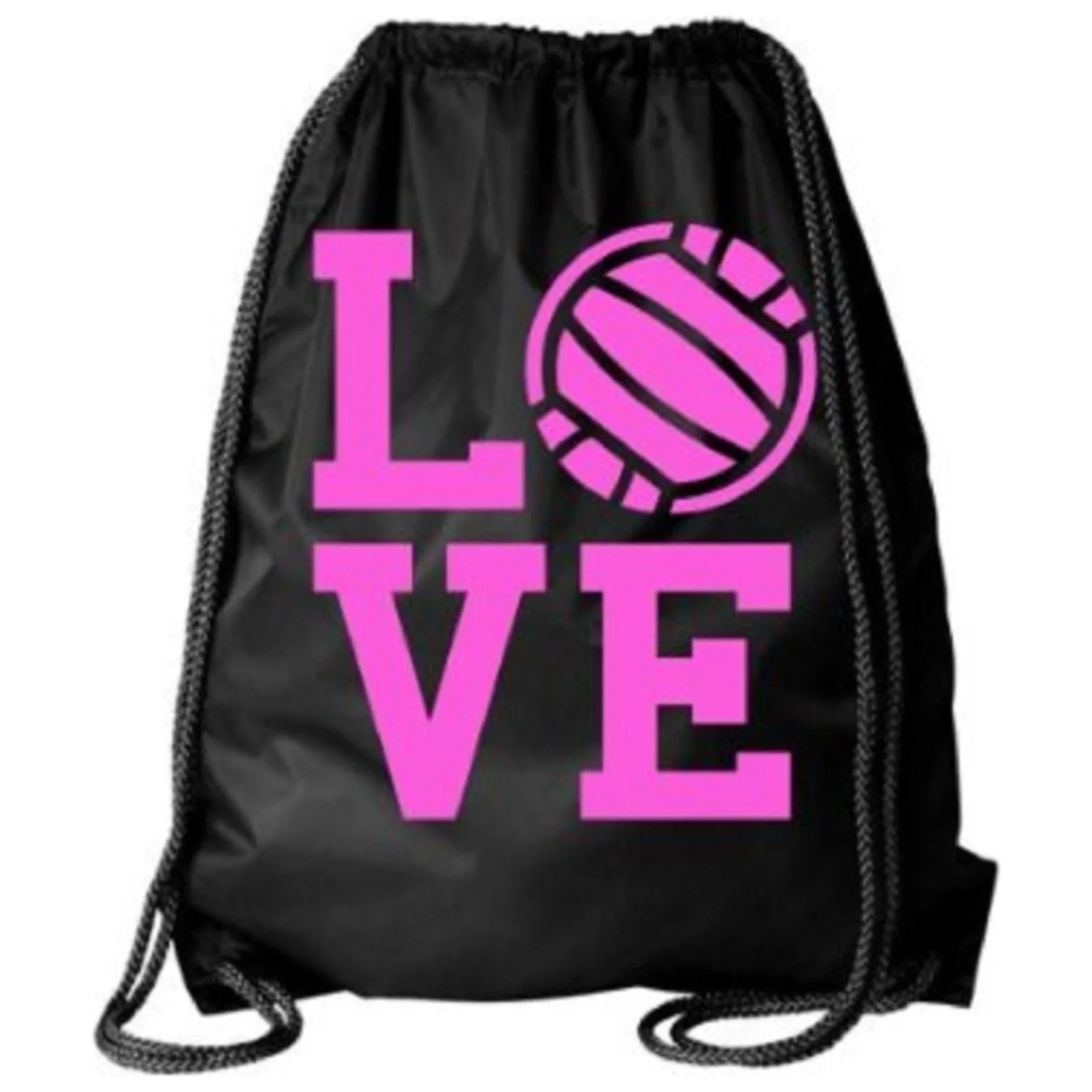 Volleyball Cinch Sack Drawstring Bag