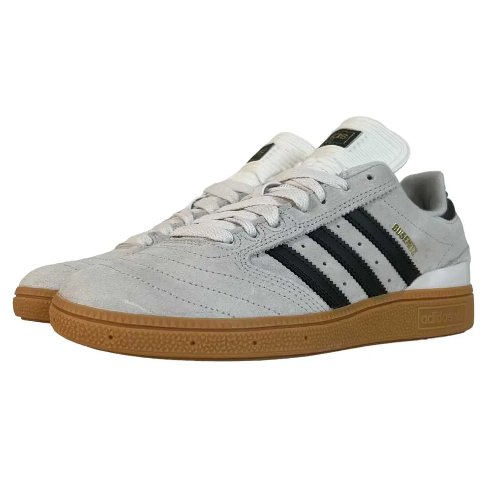 White Grey Shaoli Gum Busenitz Adidas Skateboarding Suede Shoes