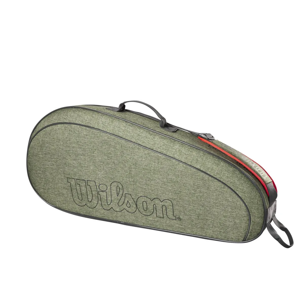 Wilson Team 3 Racquet Tennis Bag - Heather Green