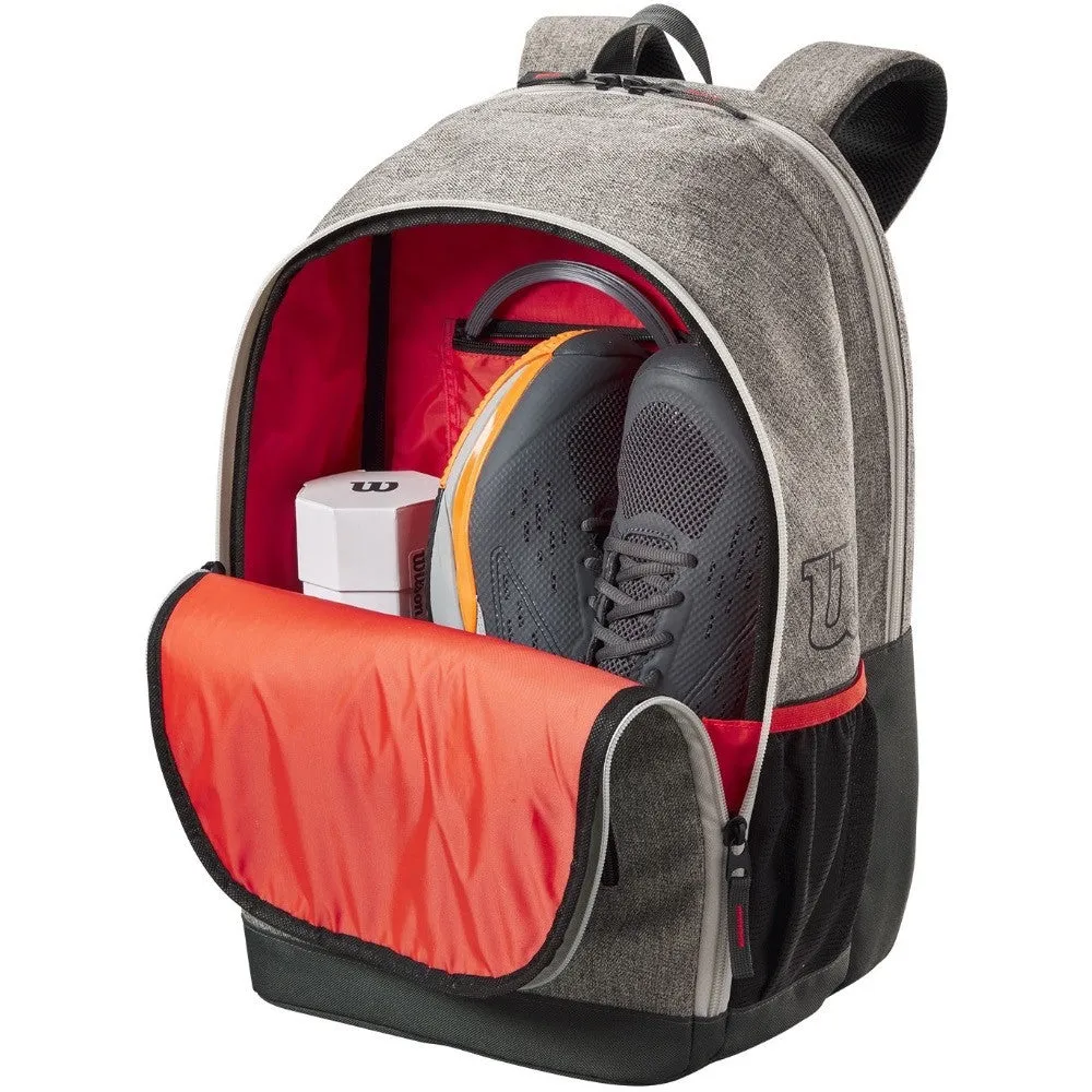 Wilson Team Tennis Backpack - Heather Grey