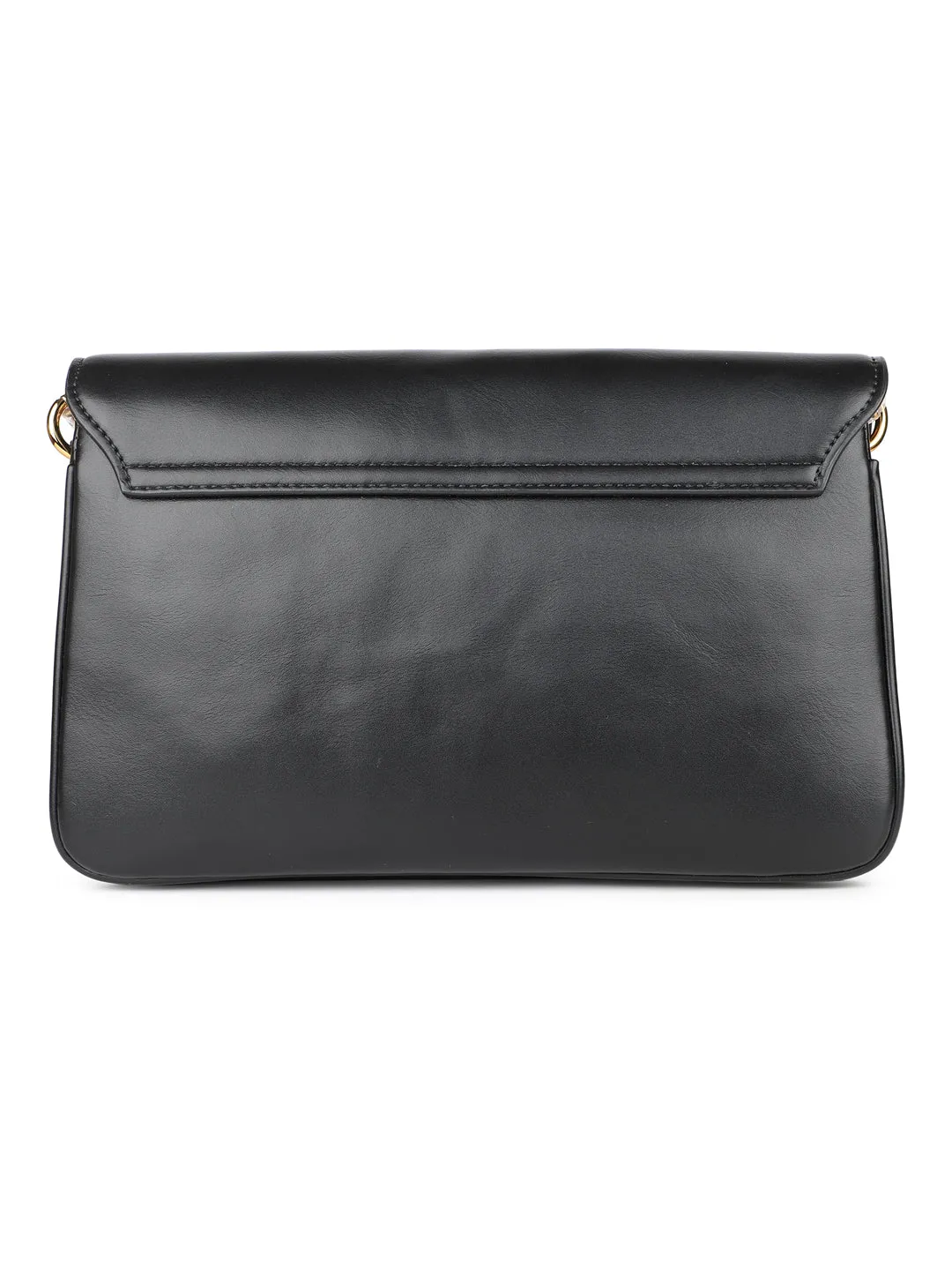 Women Black Solid Shoulder Bag