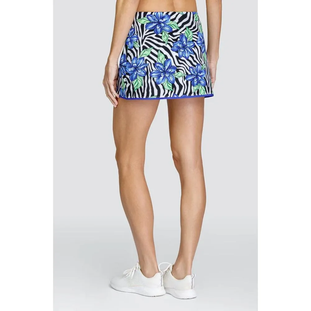 Women's Anja 13.5 Inch Faux Wrap Tennis Skort Zebra Daylily