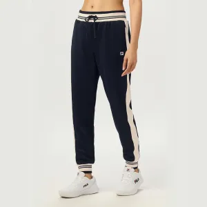 Womens Break Point Impact Tennis Pant Black and Gardenia