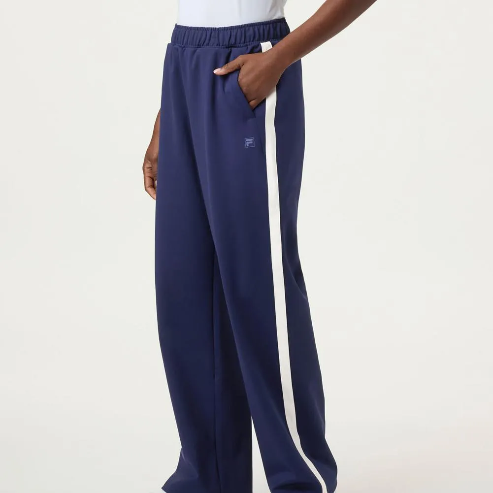 Womens Break Point Impact Tennis Pant Fila Navy and Gardenia