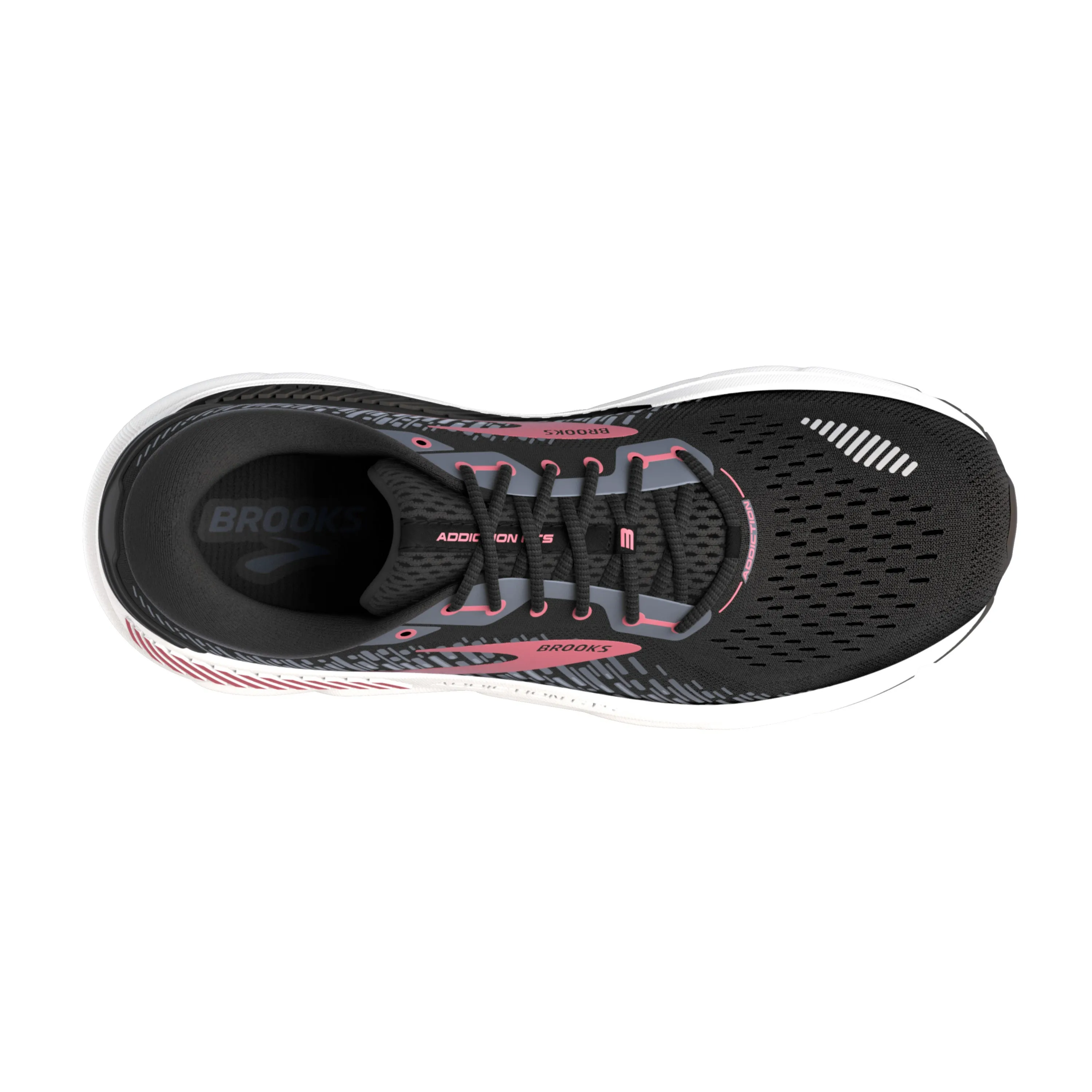 Women's Brooks Addiction GTS 15 Color: Black/Ebony/Mauvewood (WIDE WIDTH)