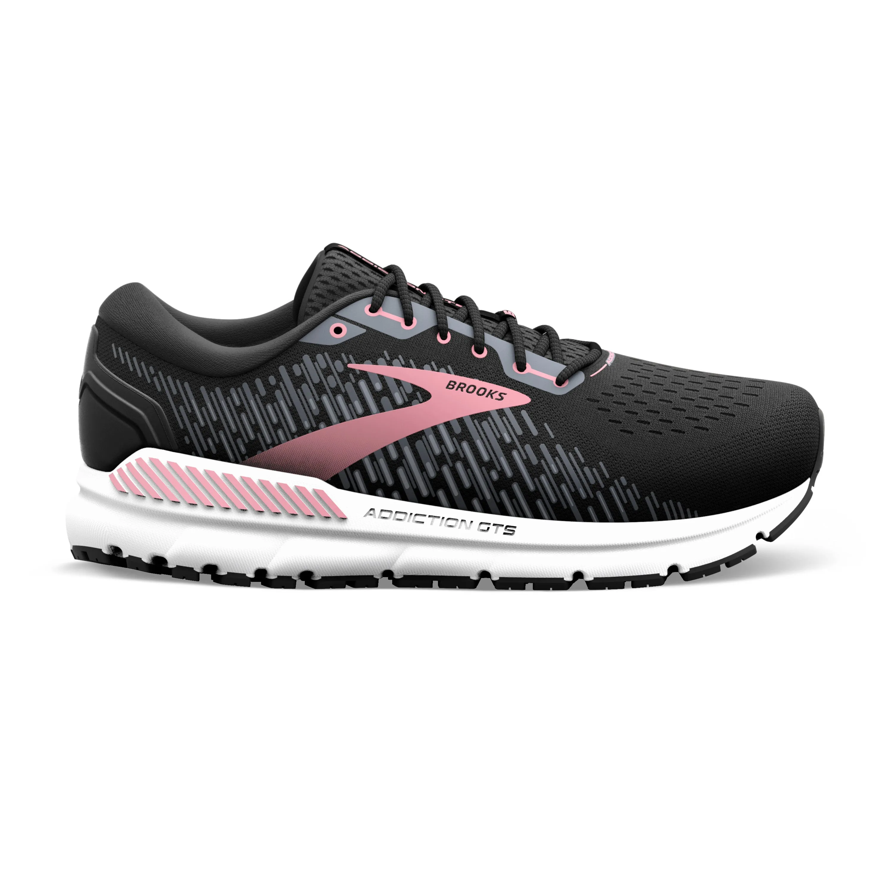 Women's Brooks Addiction GTS 15 Color: Black/Ebony/Mauvewood (WIDE WIDTH)