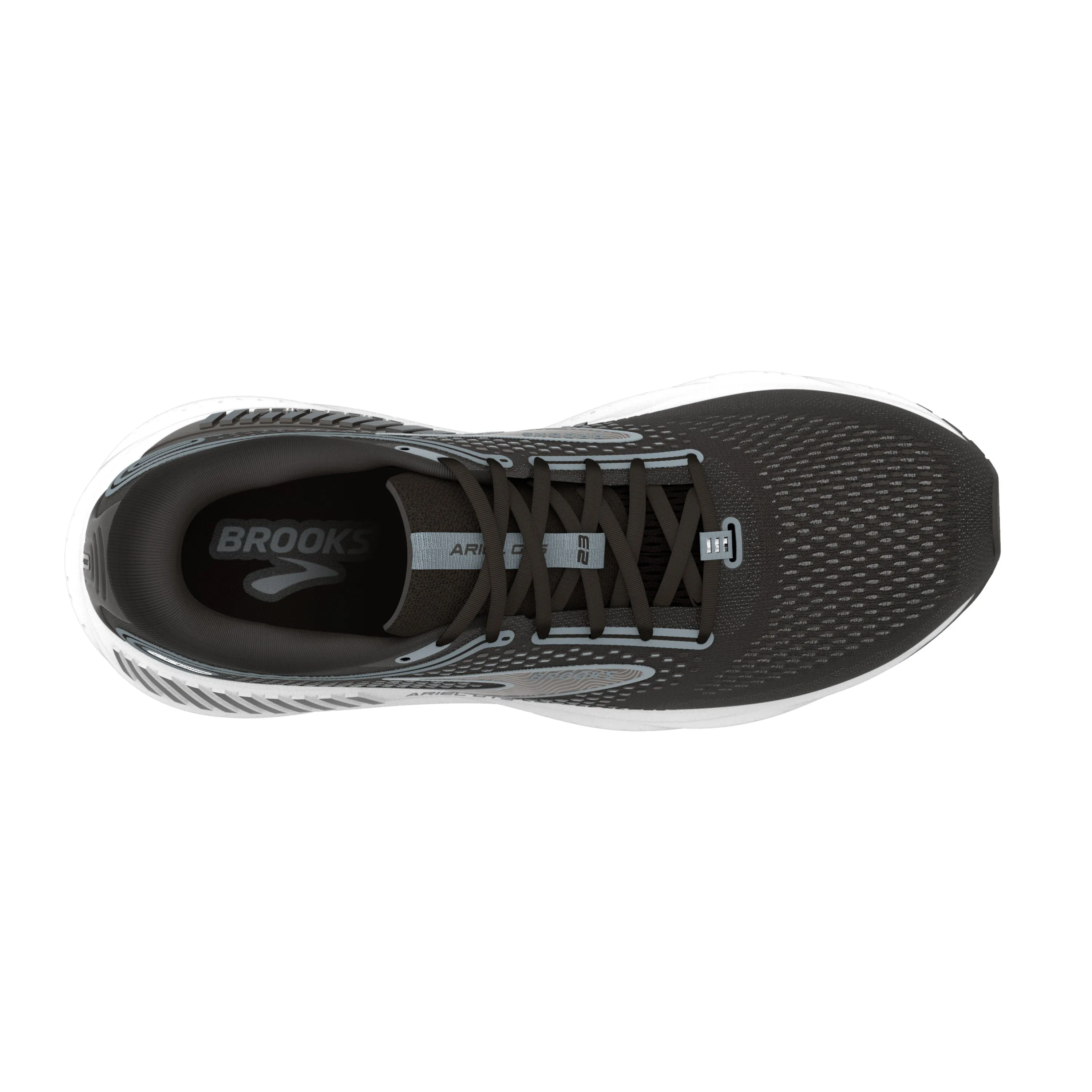 Women's Brooks Ariel GTS 23 Color: Black/Grey/White (WIDE WIDTH)