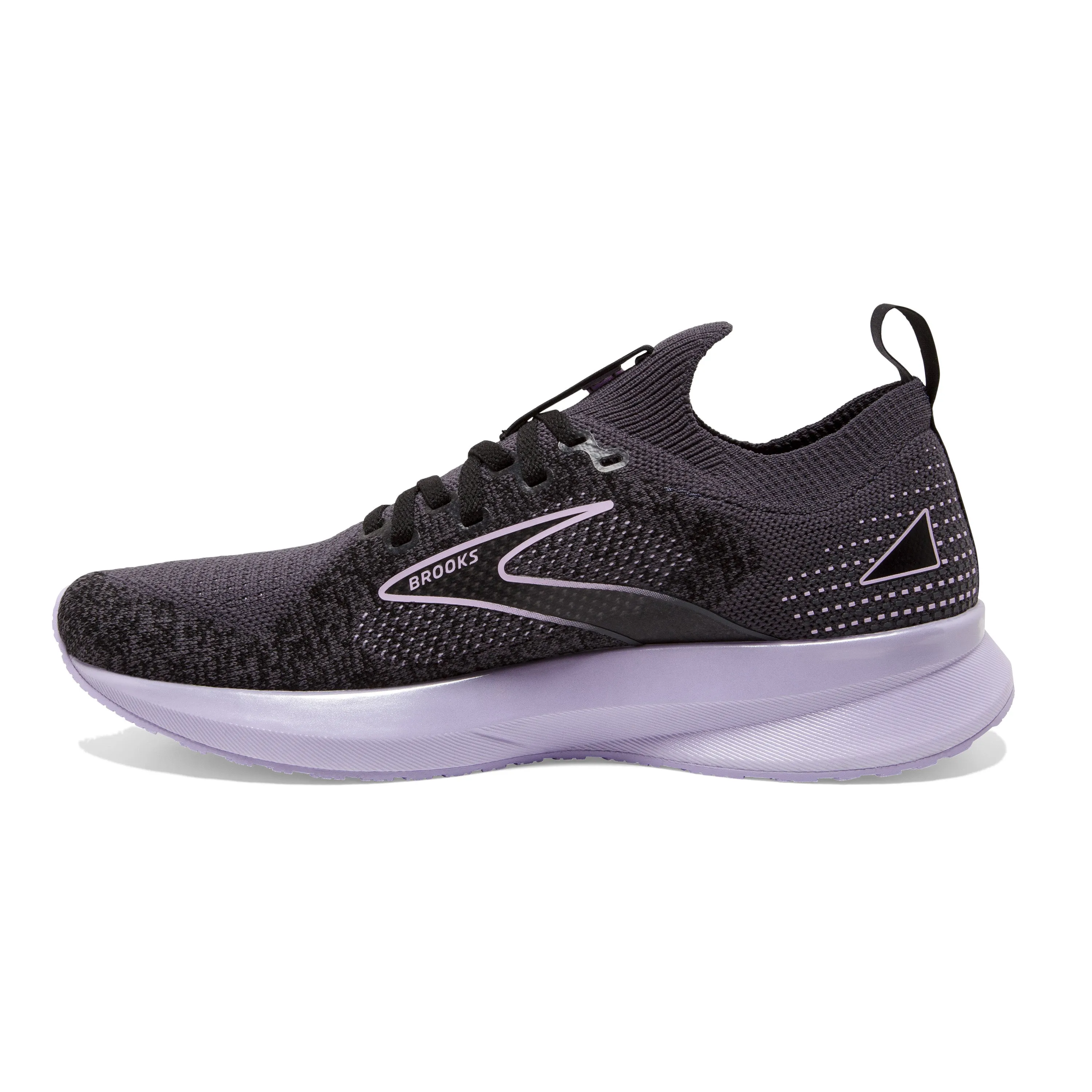 Women's Brooks Levitate StealthFit 5 Color: Black/Ebony/Lilac