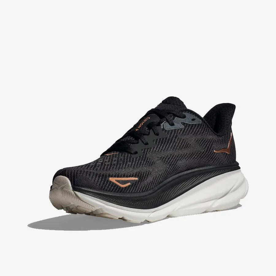 Women's Clifton 9 (Black/Rose Gold)