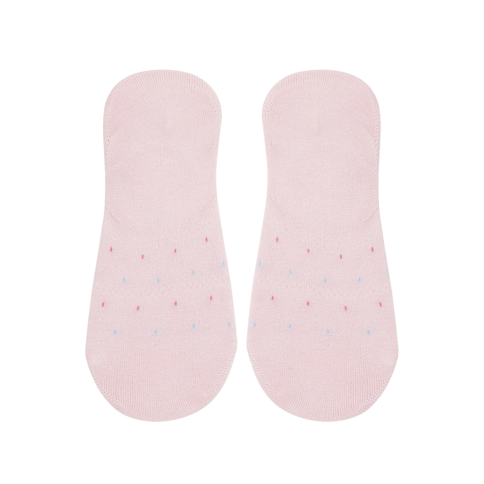 Women's Colored Invisible Dotted Foot Socks