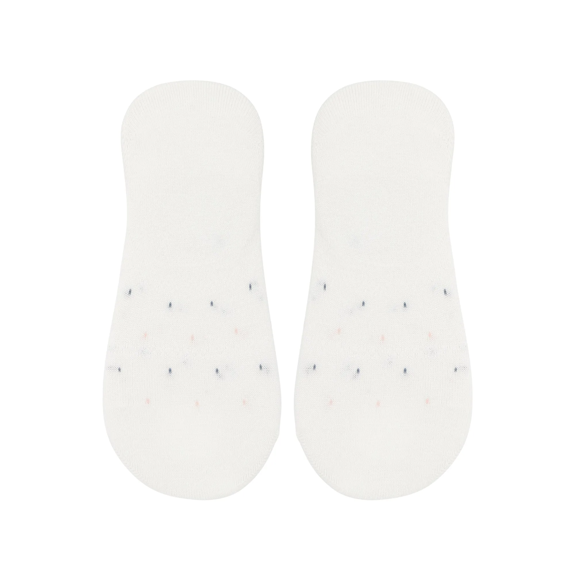 Women's Colored Invisible Dotted Foot Socks