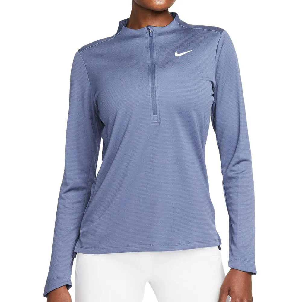 Women's Dri-Fit UV Club Half Zip Tennis Top