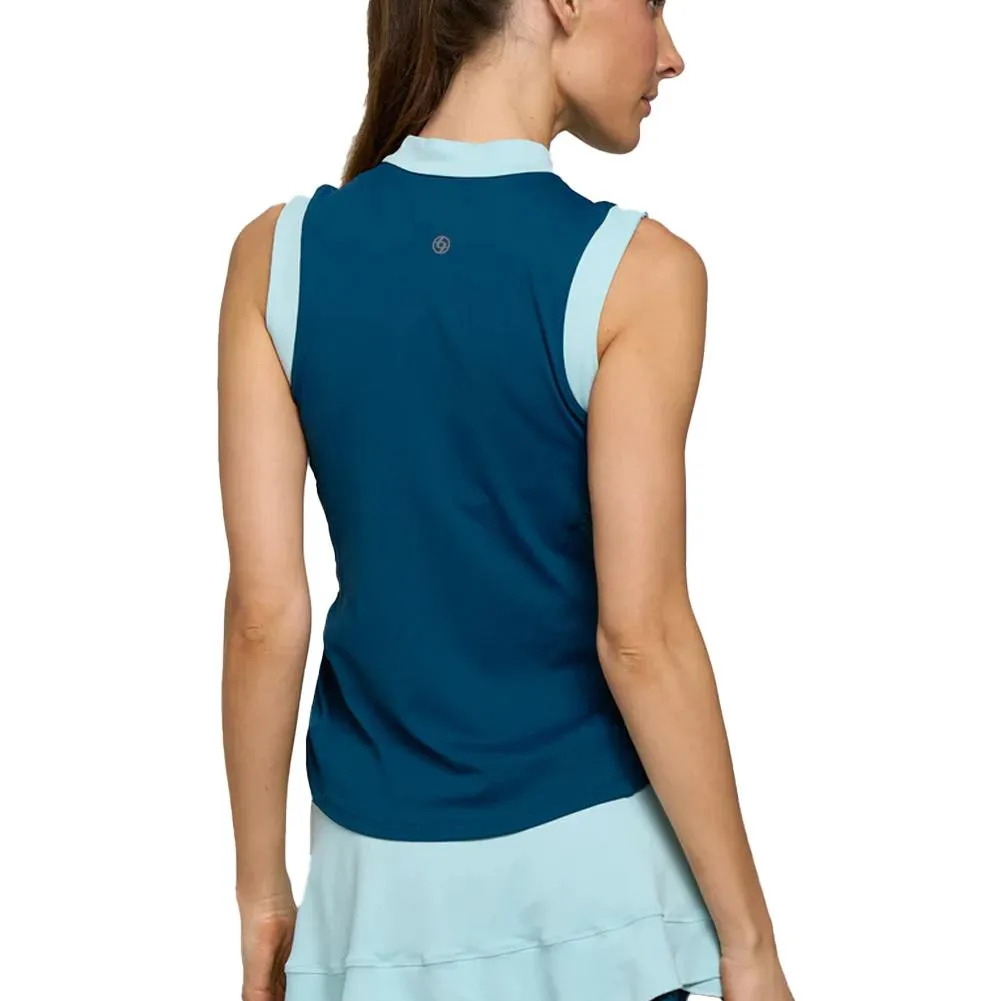 Women`s Elite Race Tennis Tank Harbor and Pastel