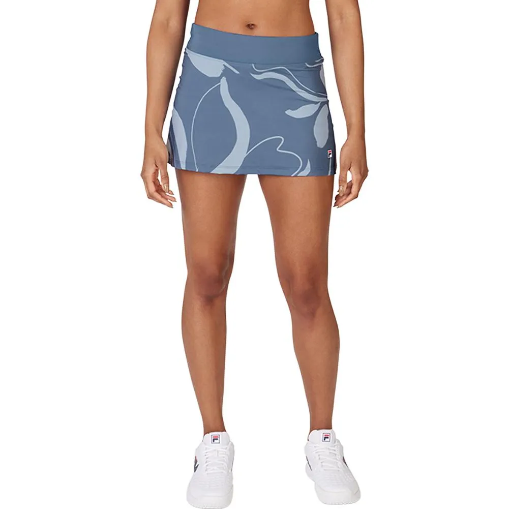 Women's Essentials A-Line Tennis Skort Elemental Blue and Celestial Blue