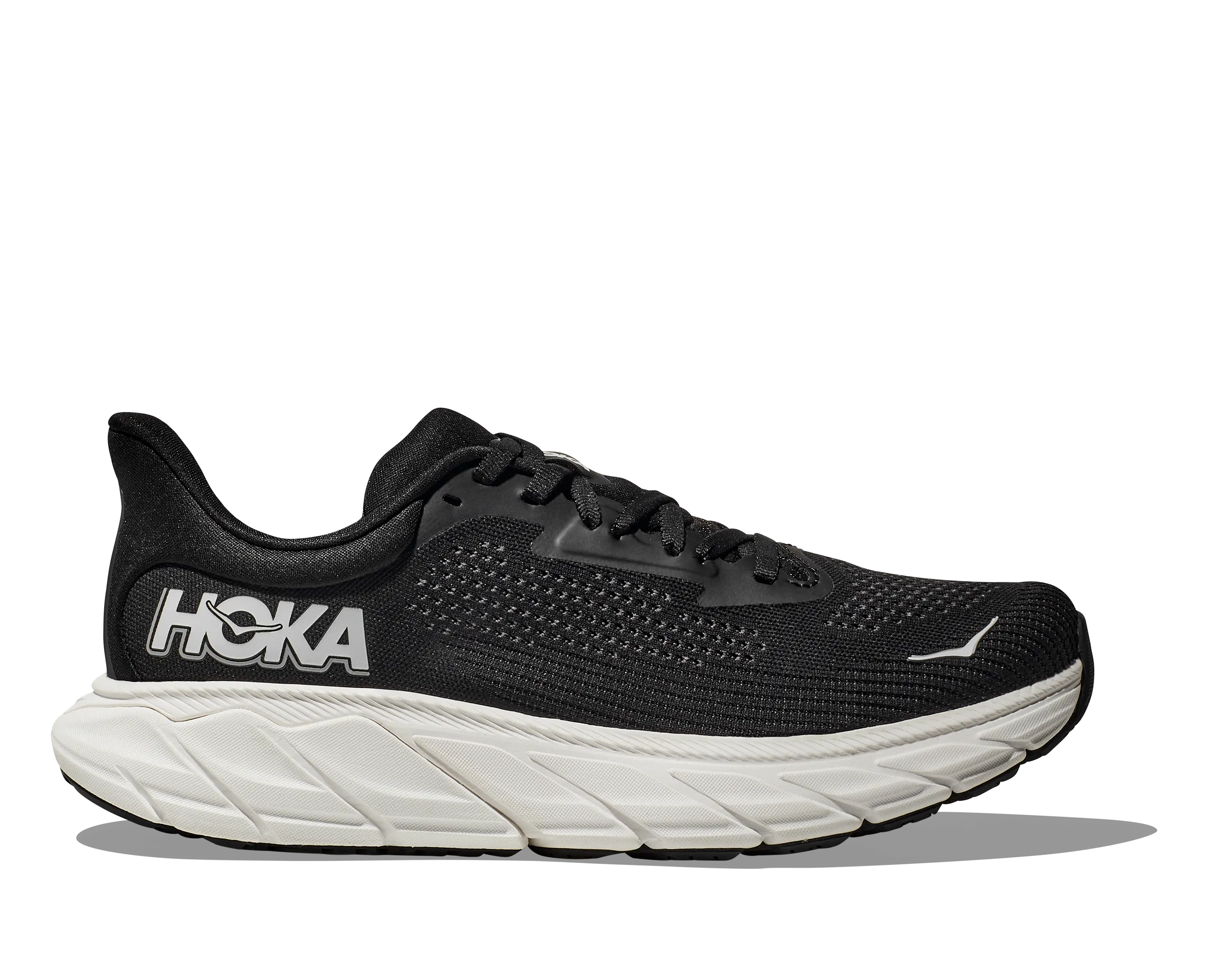 Women's Hoka Arahi 7 Wide 1147890BWHT Color:  Black/White