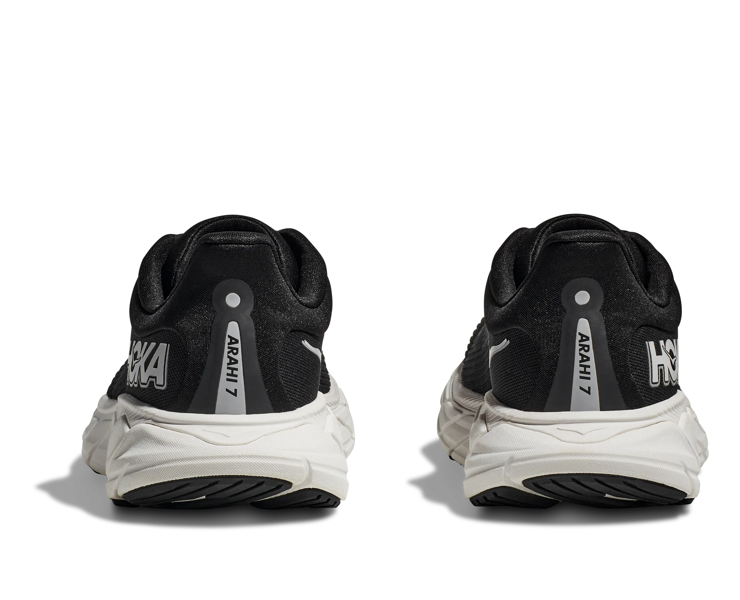 Women's Hoka Arahi 7 Wide 1147890BWHT Color:  Black/White