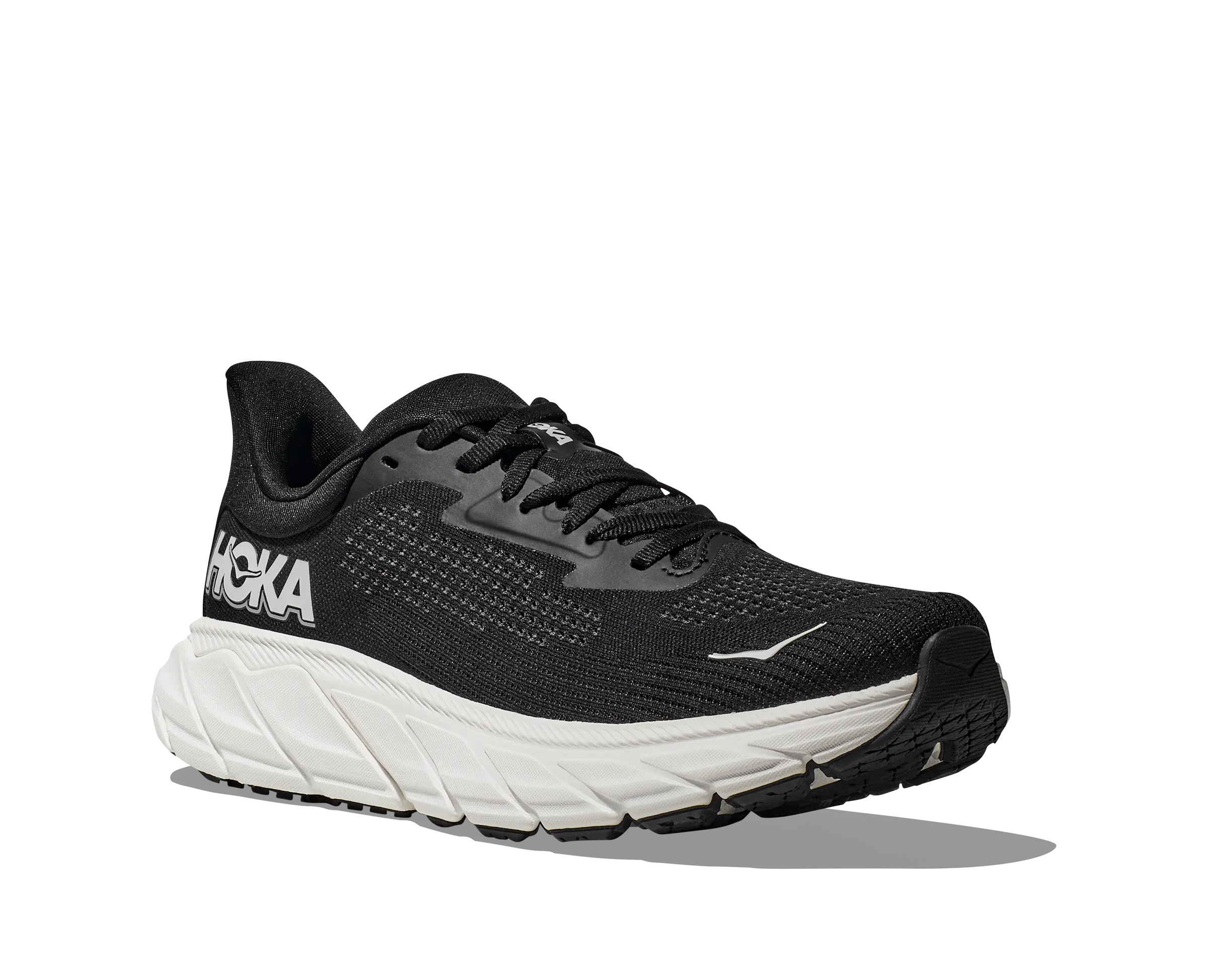 Women's Hoka Arahi 7 Wide 1147890BWHT Color:  Black/White