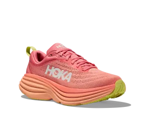 Women's Hoka Bondi 8 Color: Coral / Papaya